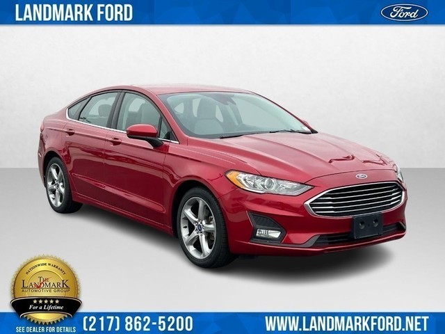 Used 2020 Ford Fusion SE with VIN 3FA6P0HD0LR142601 for sale in Springfield, IL