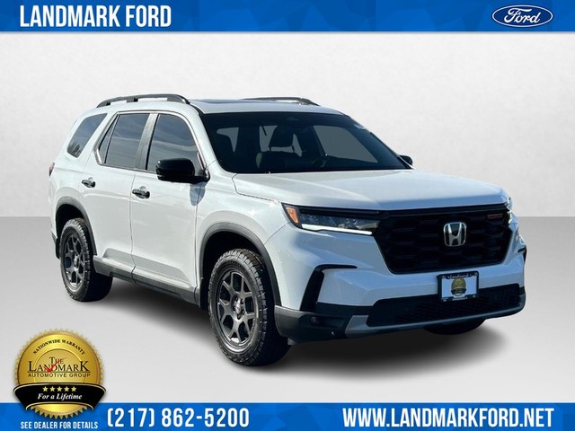 Used 2025 Honda Pilot TrailSport with VIN 5FNYG1H60SB023828 for sale in Springfield, IL