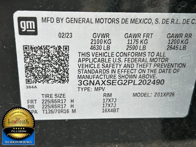 Chevrolet Equinox Vehicle Full-screen Gallery Image 20