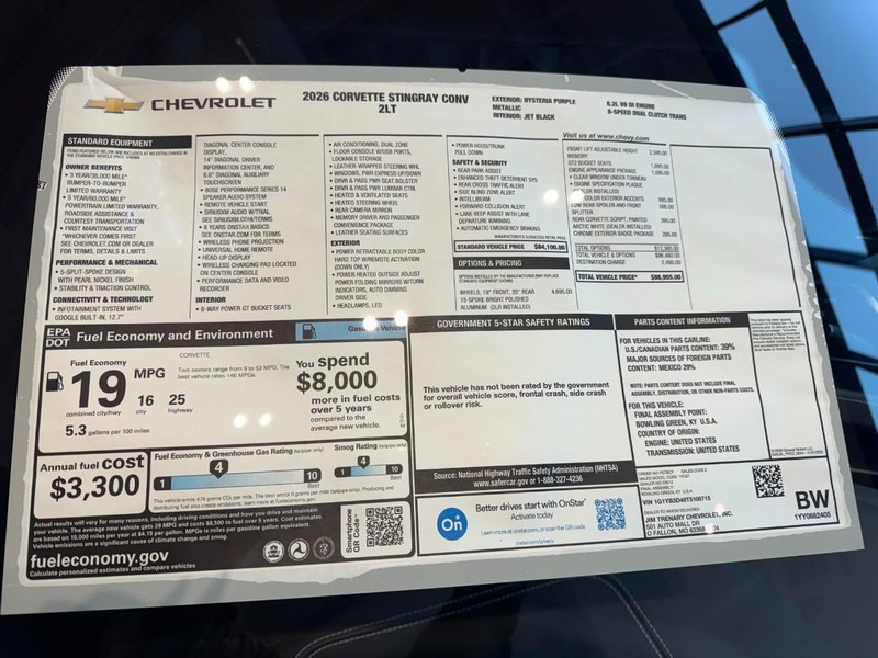 Chevrolet Corvette Vehicle Image 14