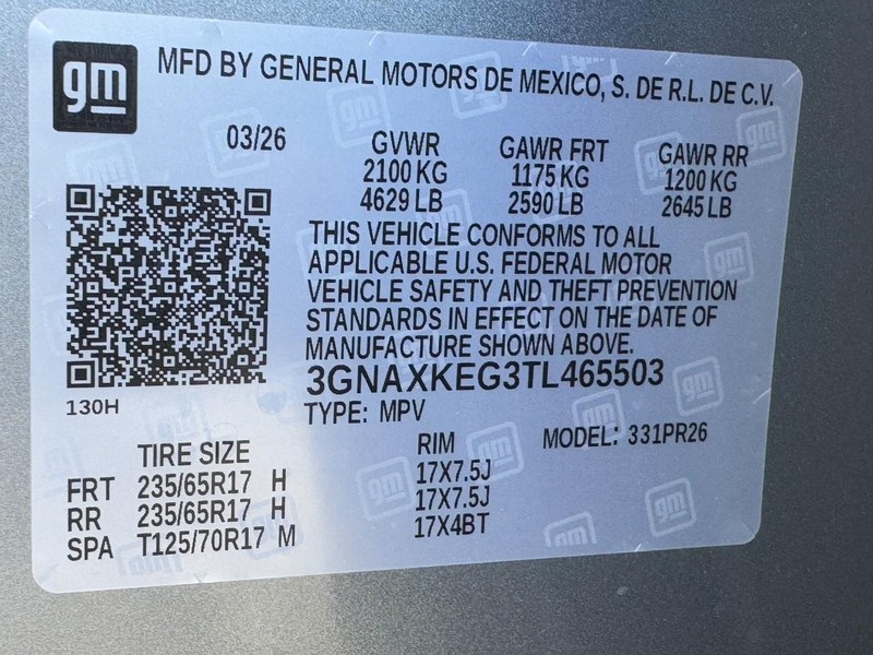 Chevrolet Equinox Vehicle Image 16