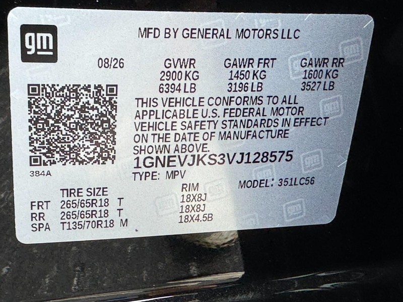 Chevrolet Traverse Vehicle Image 17