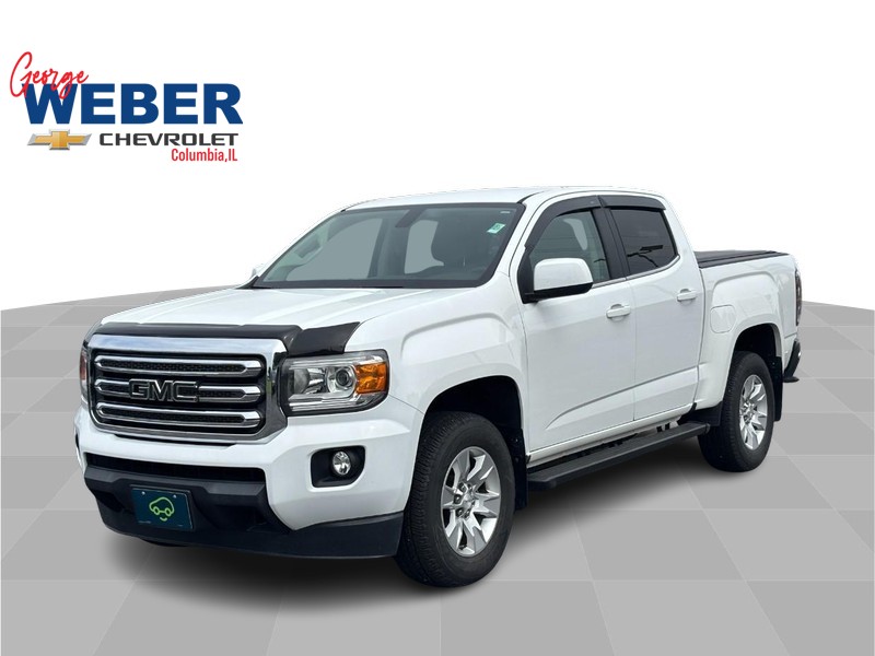 Summit White 2016 GMC Canyon SLE Crew Cab 4WD Pickup Truck Four-Wheel Drive Automatic