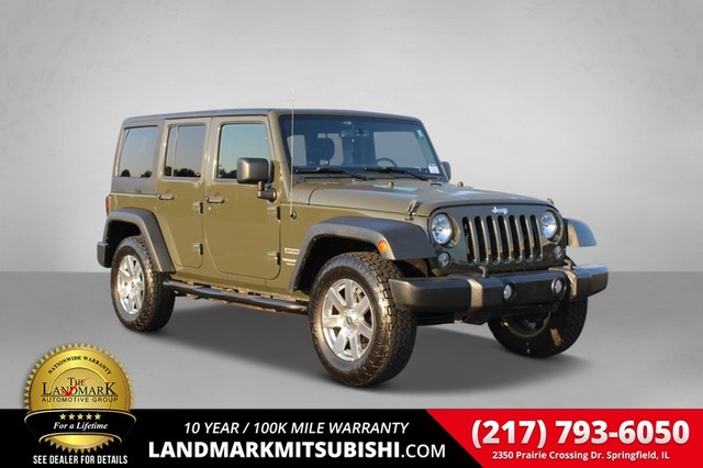 2016 Jeep Wrangler Unlimited Sport at Landmark Cadillac in Springfield IL