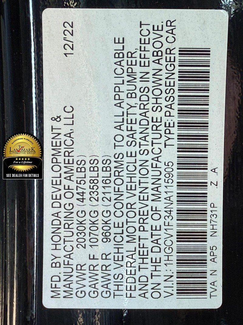 Honda Accord Sedan Vehicle Full-screen Gallery Image 20