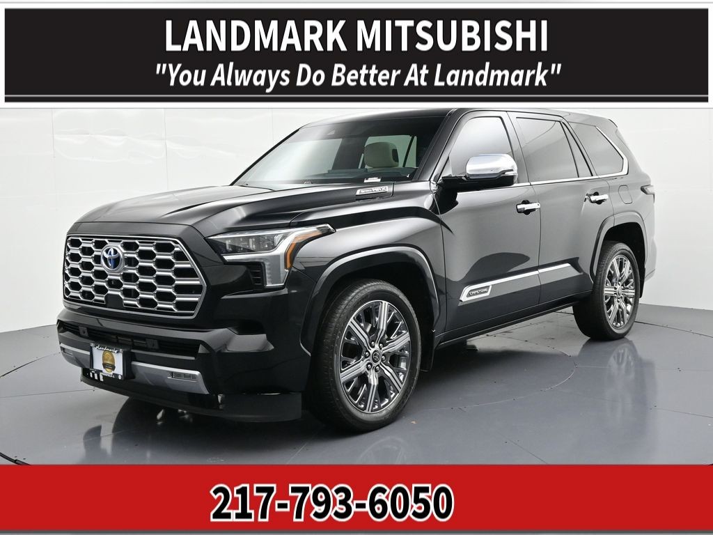 Midnight Black Metallic 2023 Toyota Sequoia Capstone 4WD SUV / Crossover Four-Wheel Drive Automatic