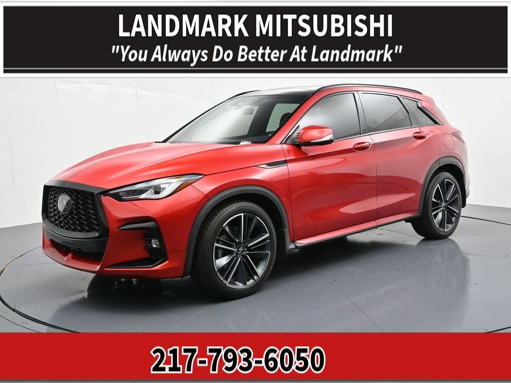 Red 2025 INFINITI QX50 Sport AWD SUV / Crossover All-Wheel Drive Continuously Variable Transmission