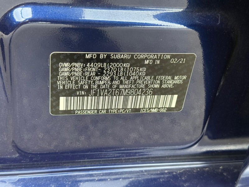 Subaru WRX Vehicle Image 26