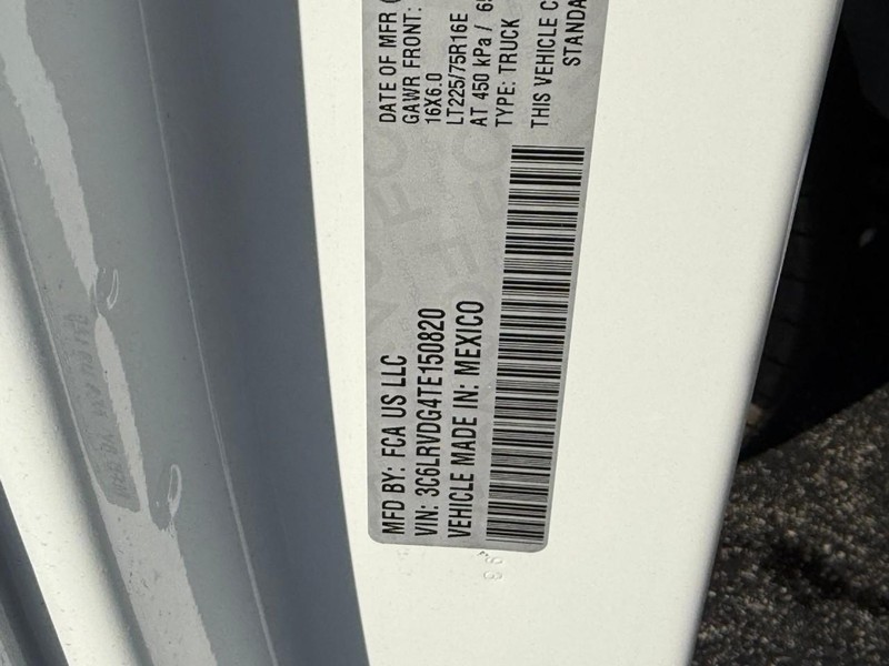 Ram ProMaster Cargo Van Vehicle Image 16