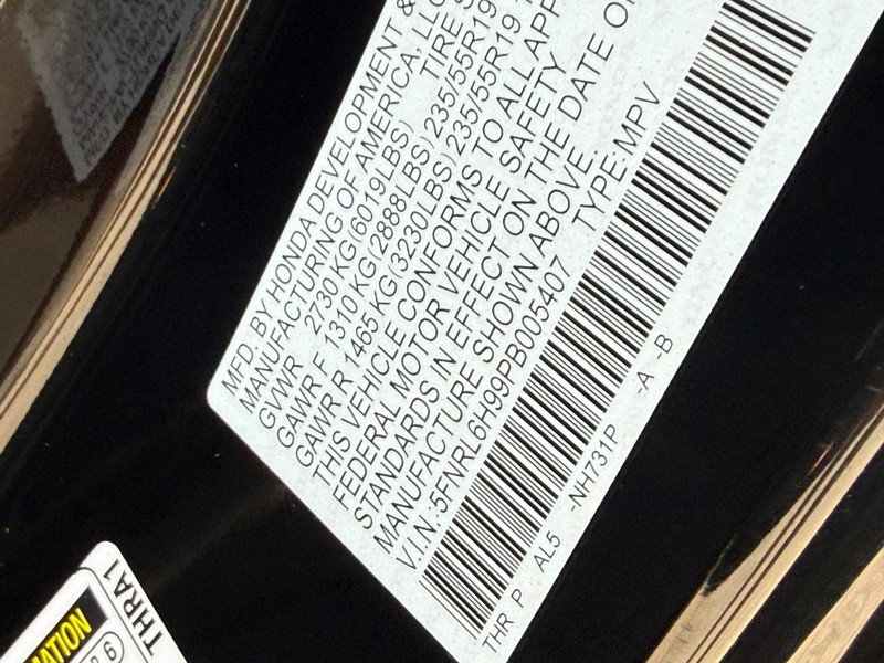 Honda Odyssey Vehicle Image 29