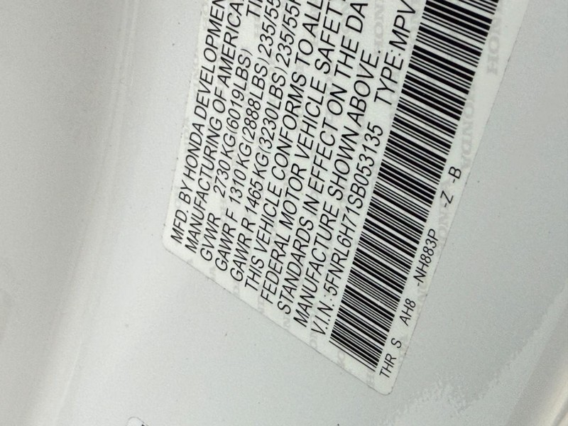 Honda Odyssey Vehicle Image 30