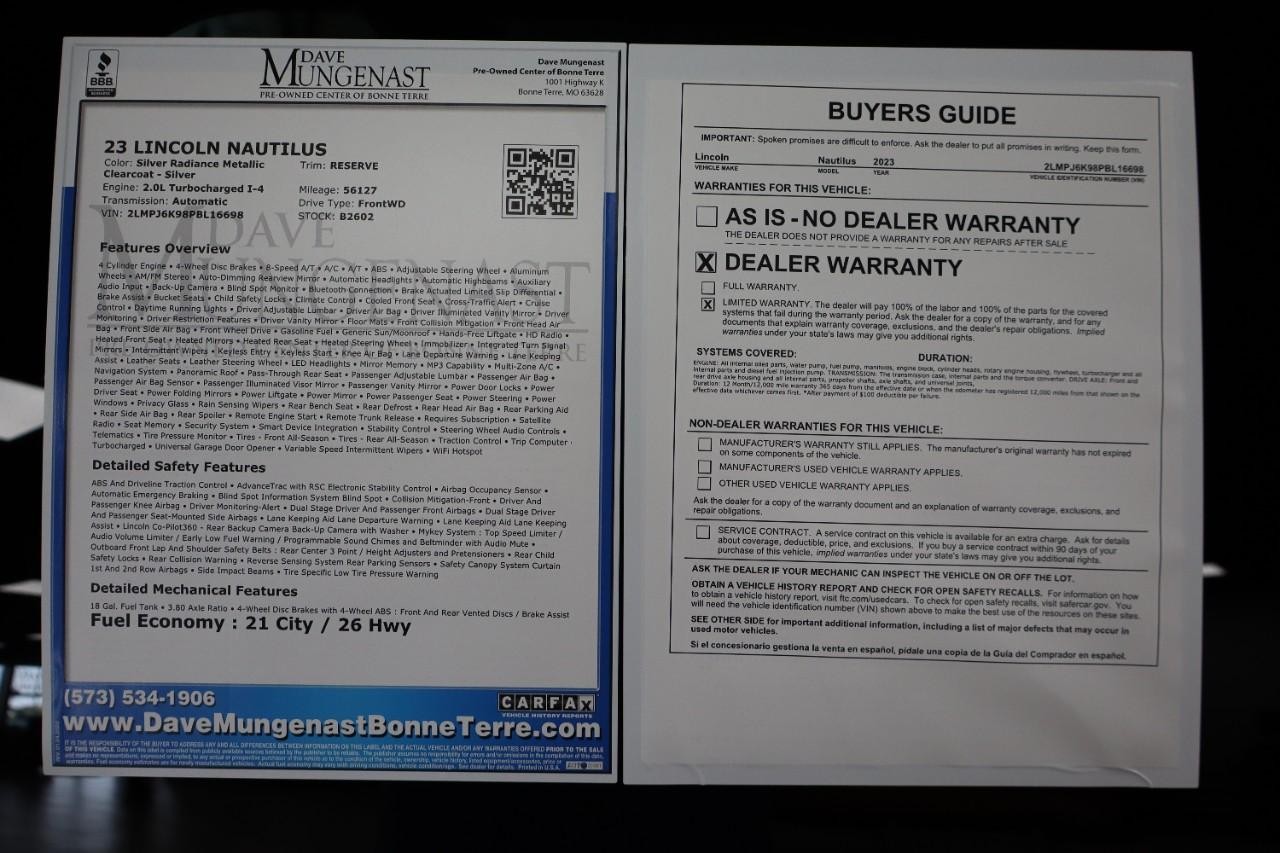 Lincoln Nautilus Vehicle Full-screen Gallery Image 20