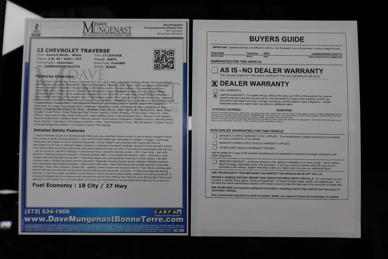 Chevrolet Traverse Vehicle Full-screen Gallery Image 22