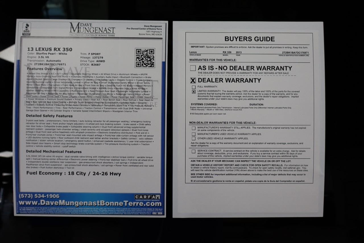 Lexus RX 350 Vehicle Full-screen Gallery Image 23