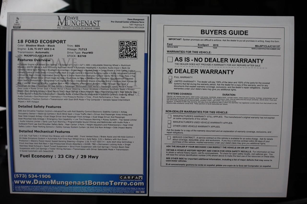 Ford EcoSport Vehicle Full-screen Gallery Image 20