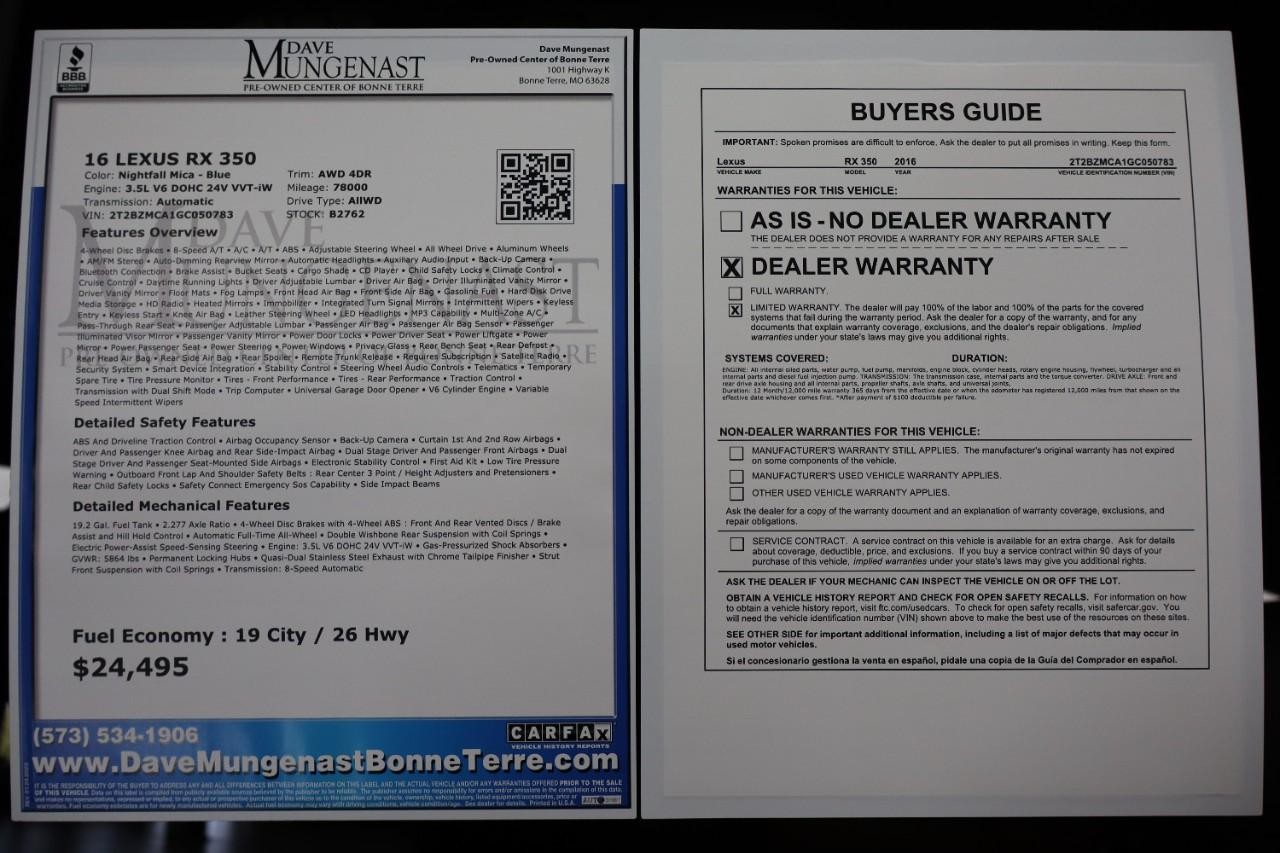 Lexus RX 350 Vehicle Full-screen Gallery Image 37