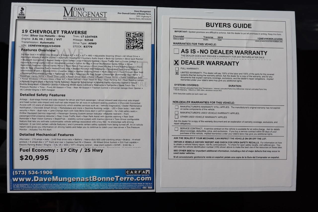 Chevrolet Traverse Vehicle Full-screen Gallery Image 26