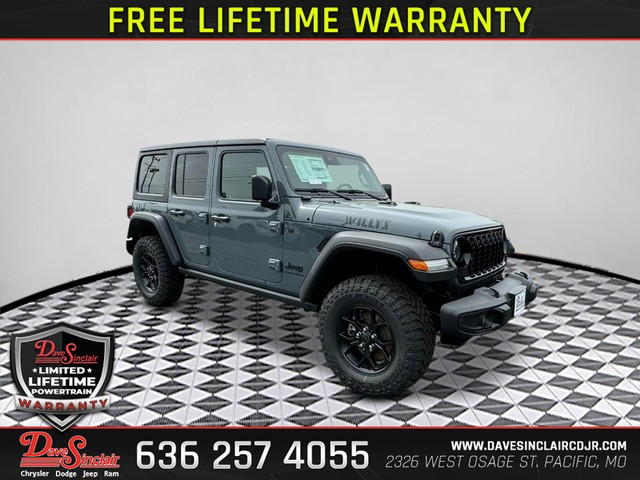 2024 Jeep Wrangler Willys at Dave Sinclair Chrysler Dodge Jeep Ram in Pacific MO