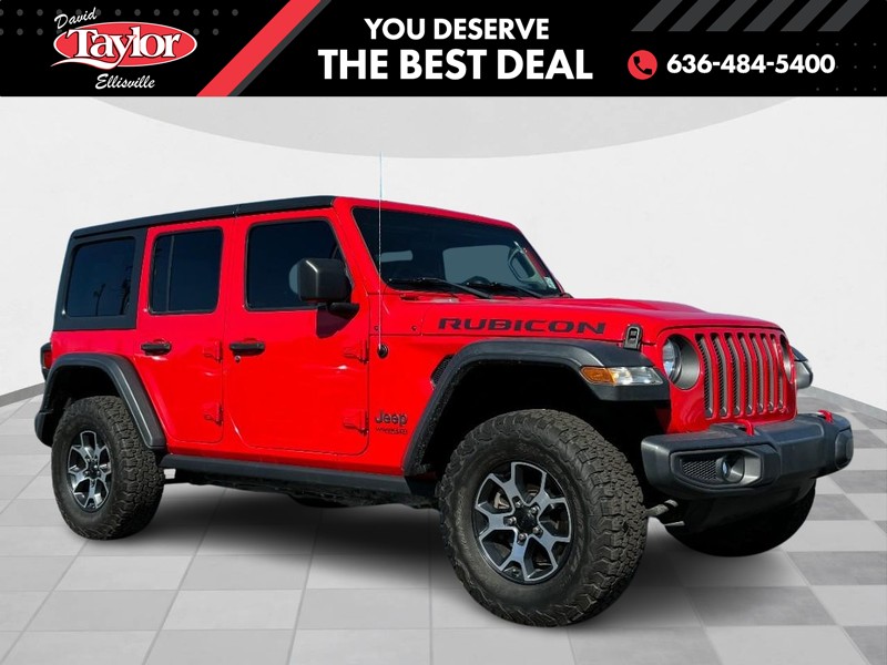 Used 2020 Jeep Wrangler Unlimited Rubicon with VIN 1C4HJXFN8LW127155 for sale in Ellisville, MO