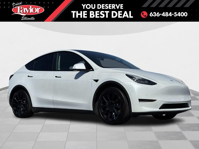 Used 2021 Tesla Model Y Long Range with VIN 5YJYGDEE8MF074705 for sale in Ellisville, MO