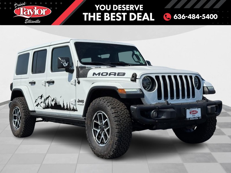Used 2019 Jeep Wrangler Unlimited Moab with VIN 1C4HJXEG6KW513526 for sale in Ellisville, MO