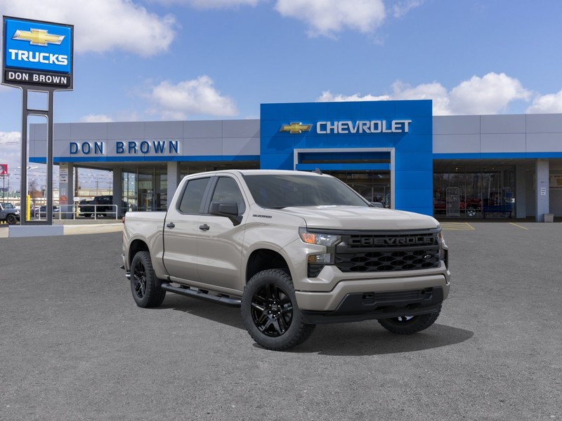 Brown (Tan) 2026 Chevrolet Silverado 1500 Pickup Truck Four-Wheel Drive Automatic
