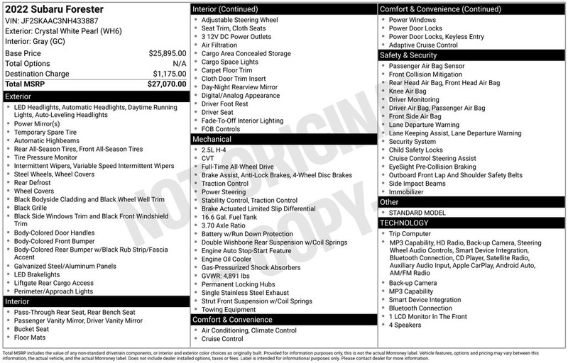 Subaru Forester Vehicle Full-screen Gallery Image 39