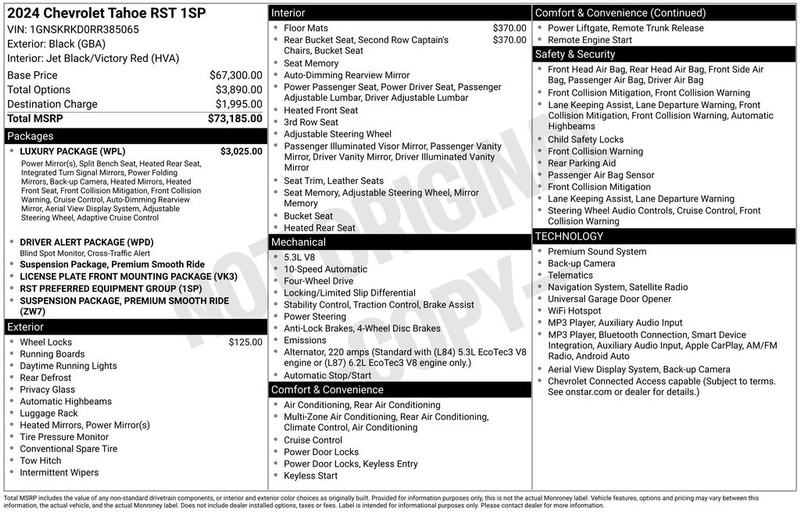 Chevrolet Tahoe Vehicle Full-screen Gallery Image 46