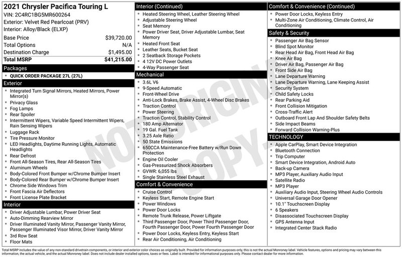 Chrysler Pacifica Vehicle Full-screen Gallery Image 28