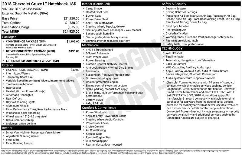 Chevrolet Cruze Vehicle Full-screen Gallery Image 4