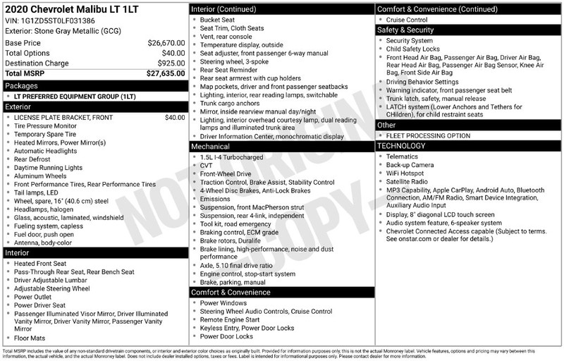 Chevrolet Malibu Vehicle Full-screen Gallery Image 4