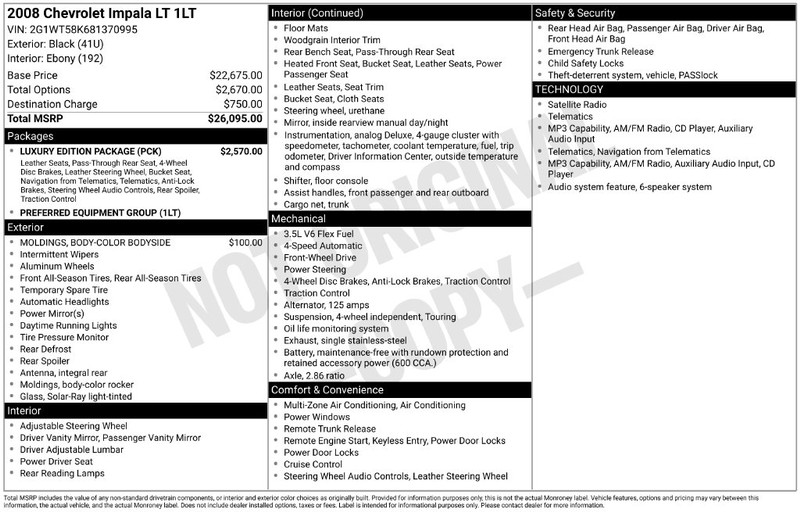 Chevrolet Impala Vehicle Full-screen Gallery Image 4