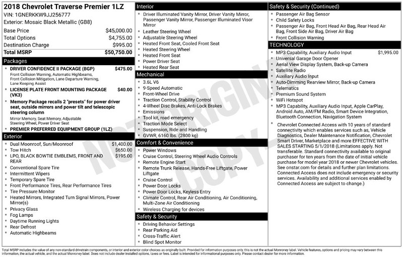 Chevrolet Traverse Vehicle Full-screen Gallery Image 4