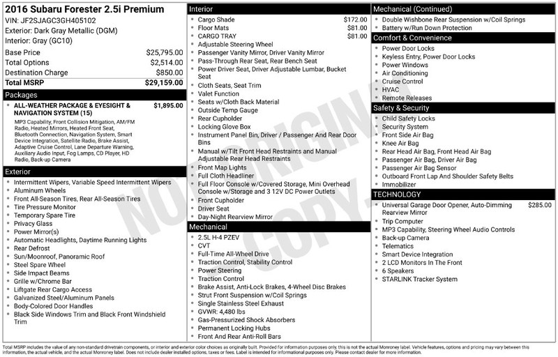Subaru Forester Vehicle Full-screen Gallery Image 6