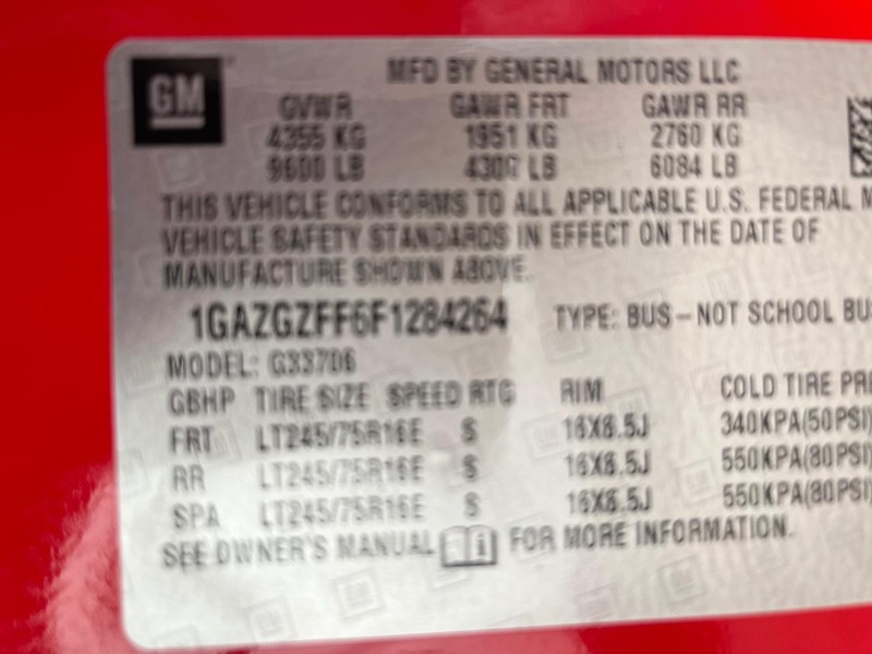 Chevrolet Express Passenger Vehicle Image 16