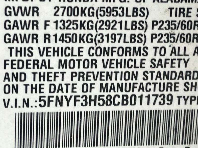 Honda Pilot Vehicle Image 15
