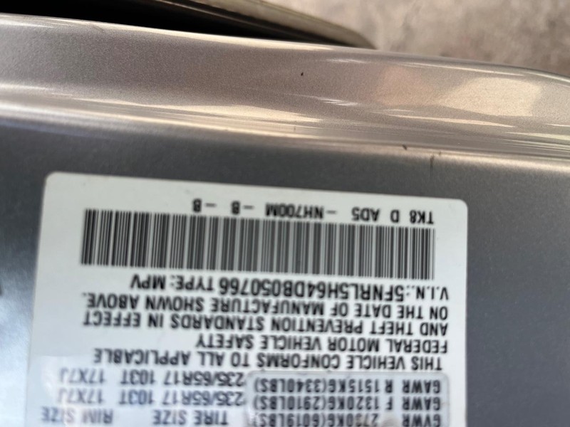 Honda Odyssey Vehicle Image 14