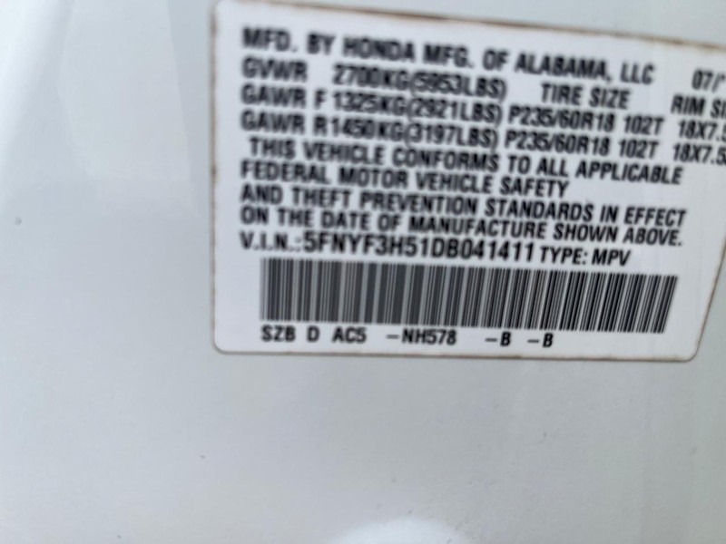 Honda Pilot Vehicle Image 14