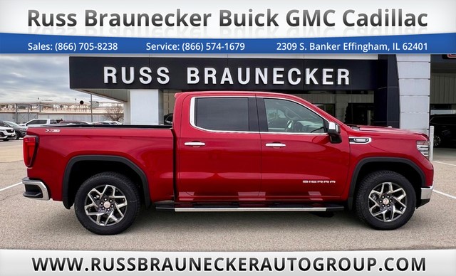 2025 GMC Sierra 1500 SLT at Russ Braunecker Cadillac Buick GMC in Effingham IL
