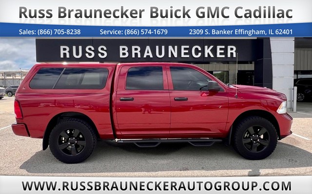 2015 Ram 1500 4WD Express Crew Cab at Russ Braunecker Cadillac Buick GMC in Effingham IL