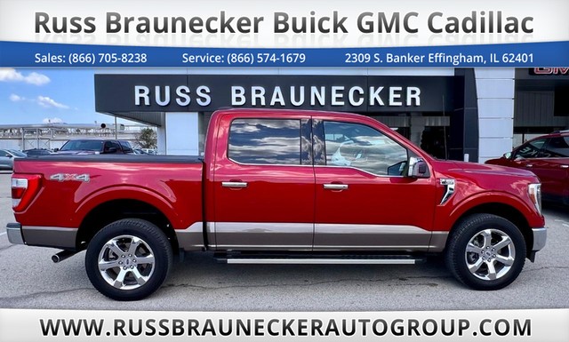 2022 Ford F-150 4WD Lariat SuperCrew at Russ Braunecker Cadillac Buick GMC in Effingham IL