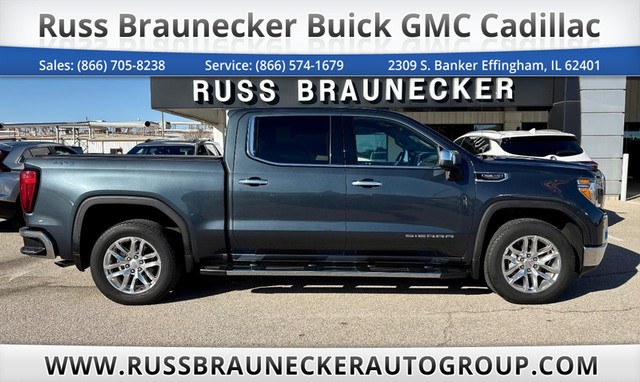 2019 GMC Sierra 1500 4WD SLT Crew Cab at Russ Braunecker Cadillac Buick GMC in Effingham IL