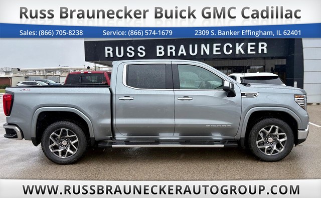 2026 GMC Sierra 1500 4WD Crew Cab SLT at Russ Braunecker Cadillac Buick GMC in Effingham IL