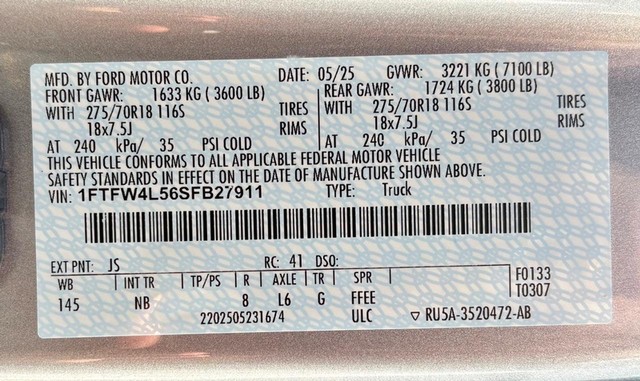2025 Ford F-150 Tremor thumbnail image 36