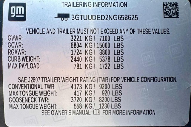 2022 GMC Sierra 1500 4WD SLT Crew Cab thumbnail image 33