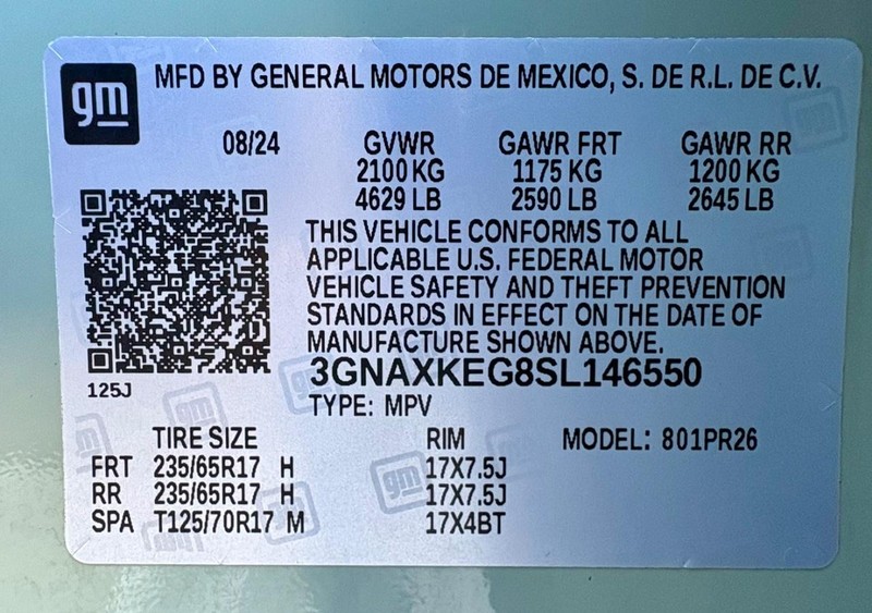Chevrolet Equinox Vehicle Full-screen Gallery Image 32