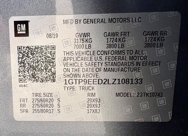 2020 GMC Sierra 1500 4WD AT4 Crew Cab thumbnail image 37