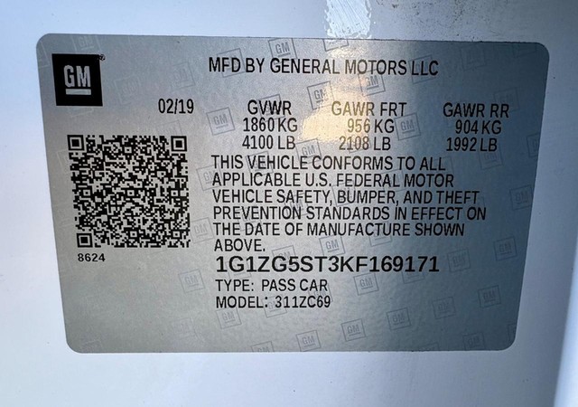 2019 Chevrolet Malibu RS thumbnail image 30