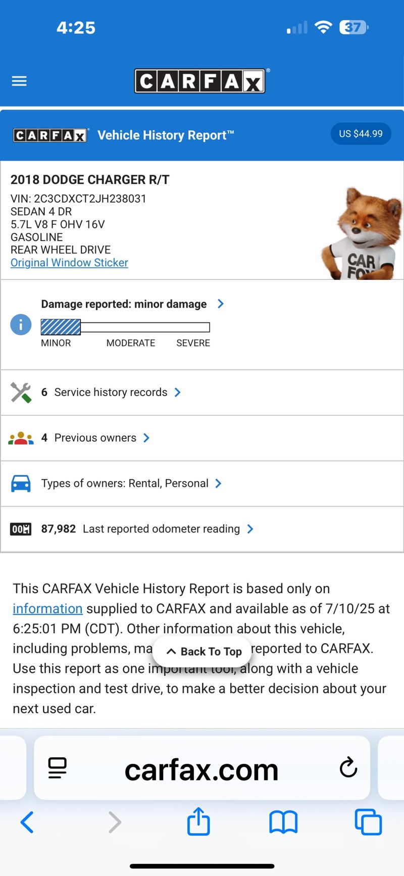 Dodge Charger Vehicle Full-screen Gallery Image 04