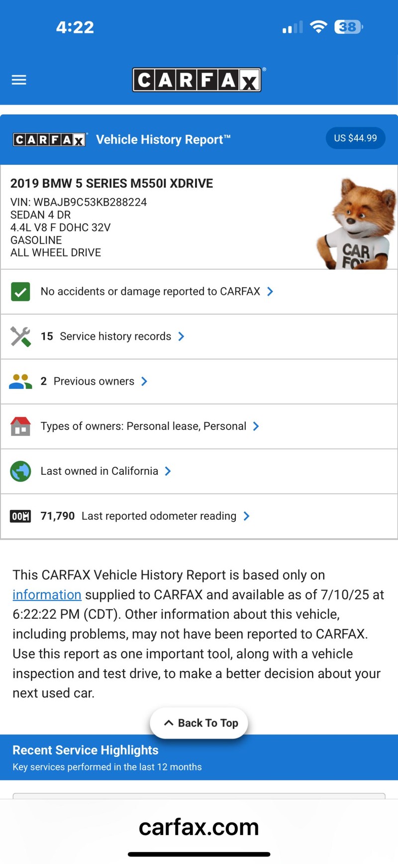 BMW 5 Series Vehicle Full-screen Gallery Image 03